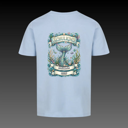 sky blue back