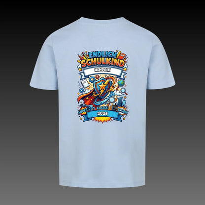 sky blue back
