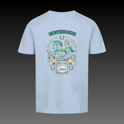 sky blue back