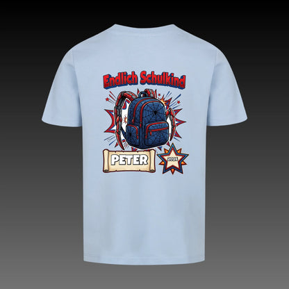 sky blue back